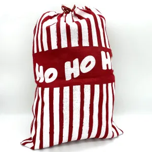 SANTA SACK "HO HO HO" IN JUTE