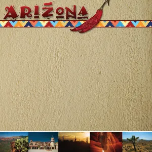 Scrapbook Customs 12x12 Paper - Arizona