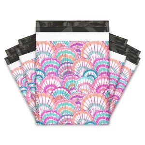 Seashells 10x13 premium poly mailer - set of 10