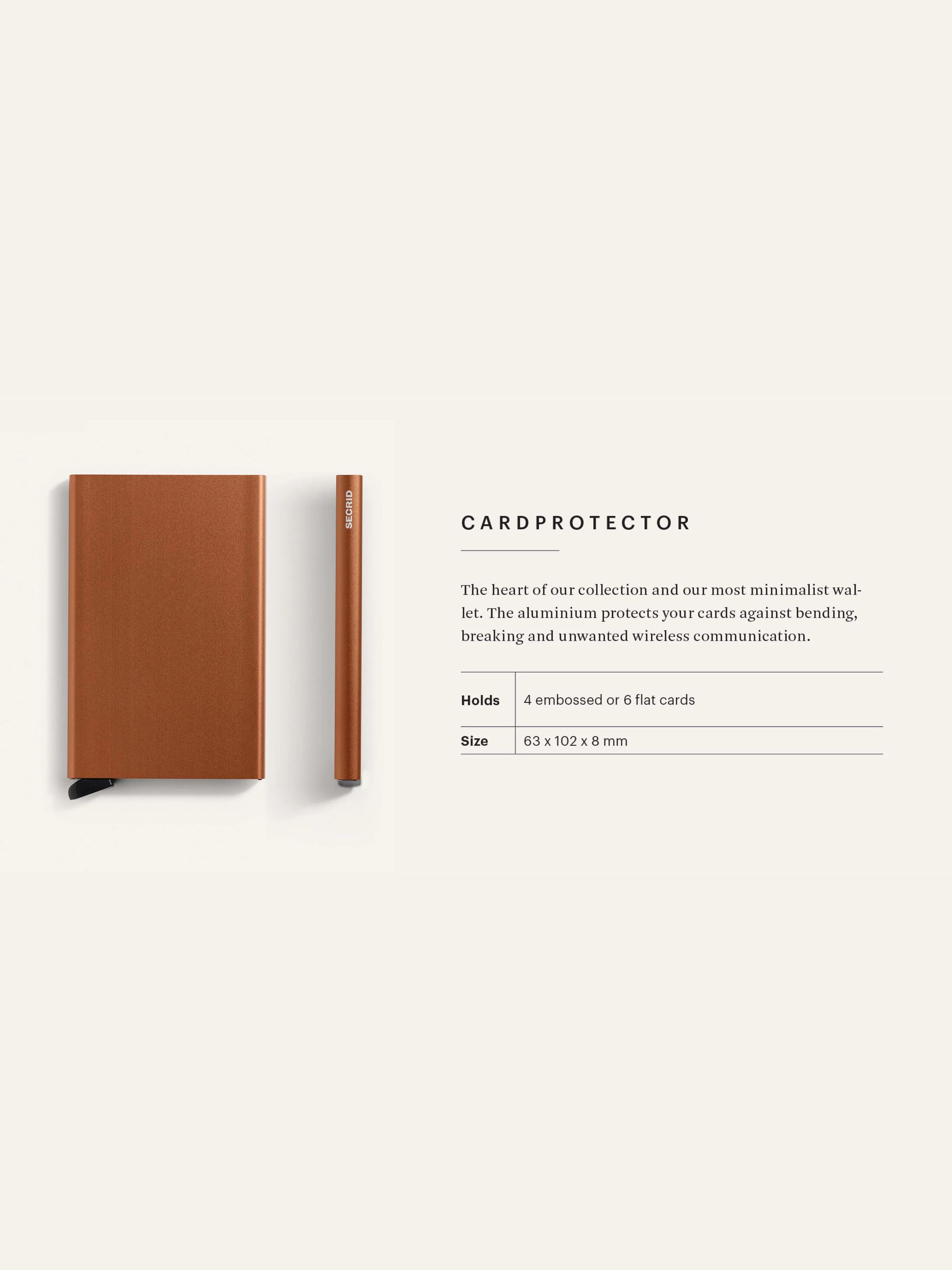Secrid Cardprotector Sand