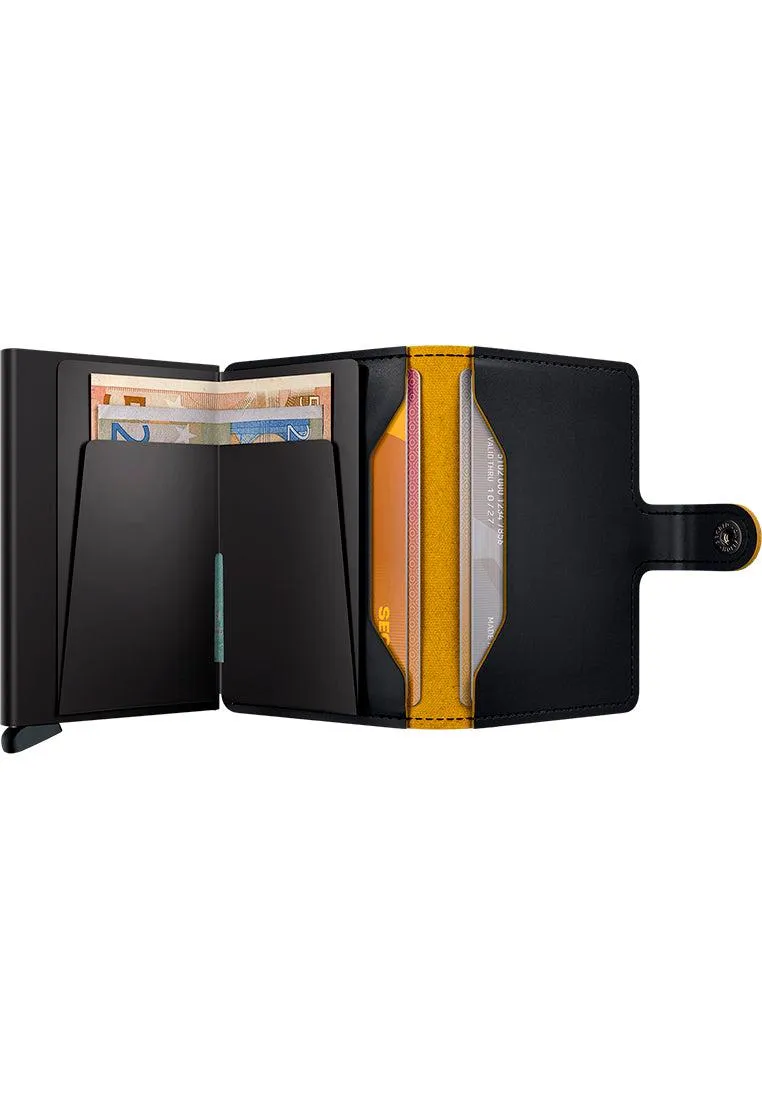 Secrid Miniwallet Matte Black Ochre
