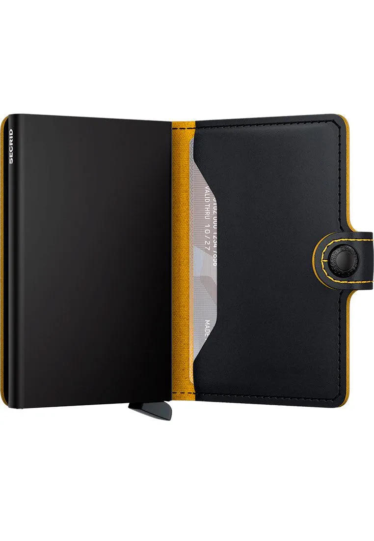 Secrid Miniwallet Matte Black Ochre