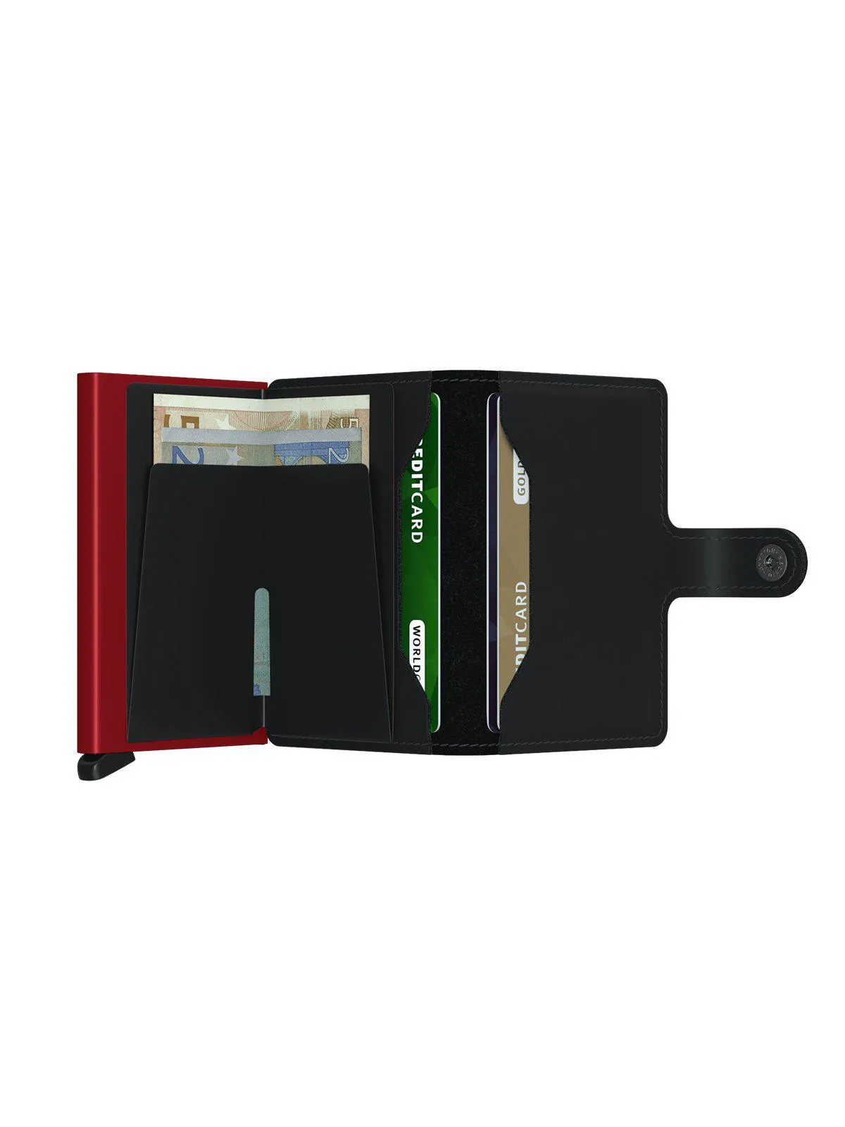 Secrid Miniwallet Matte Black Red