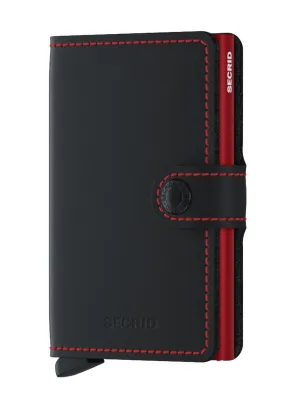 Secrid Miniwallet Matte Black Red