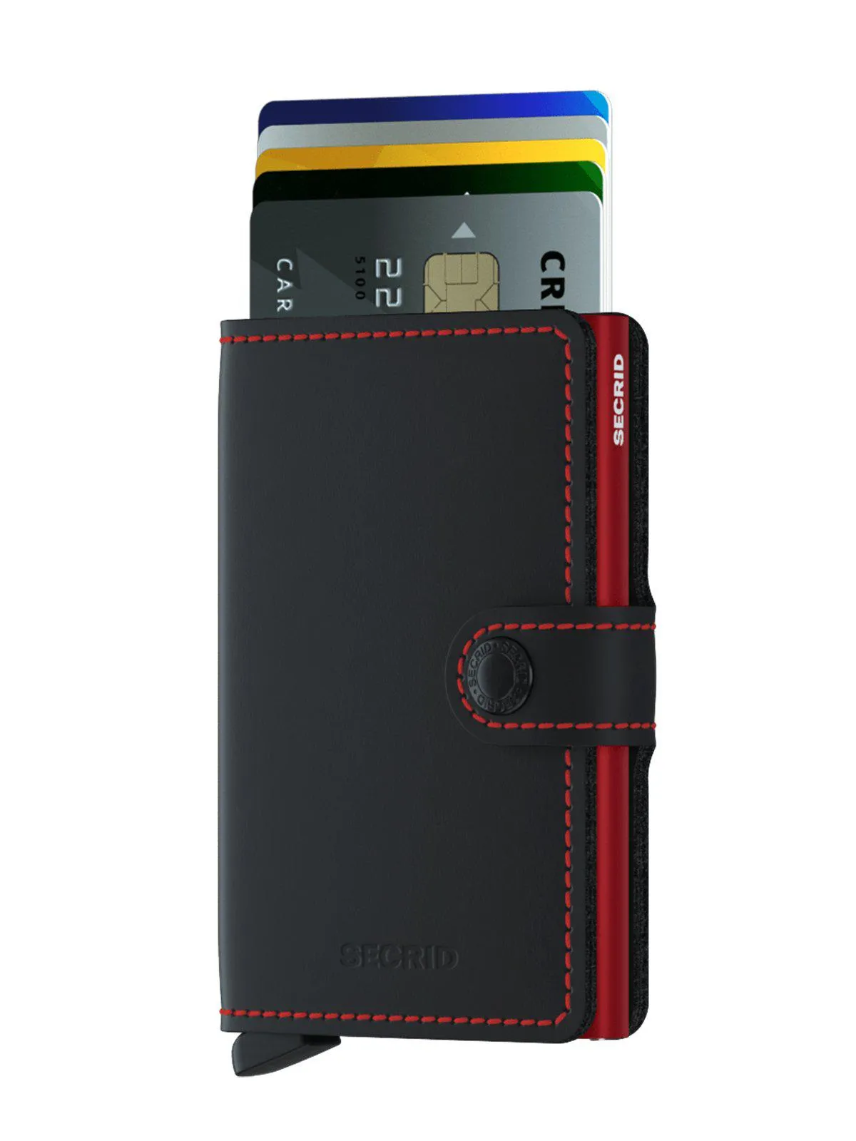 Secrid Miniwallet Matte Black Red