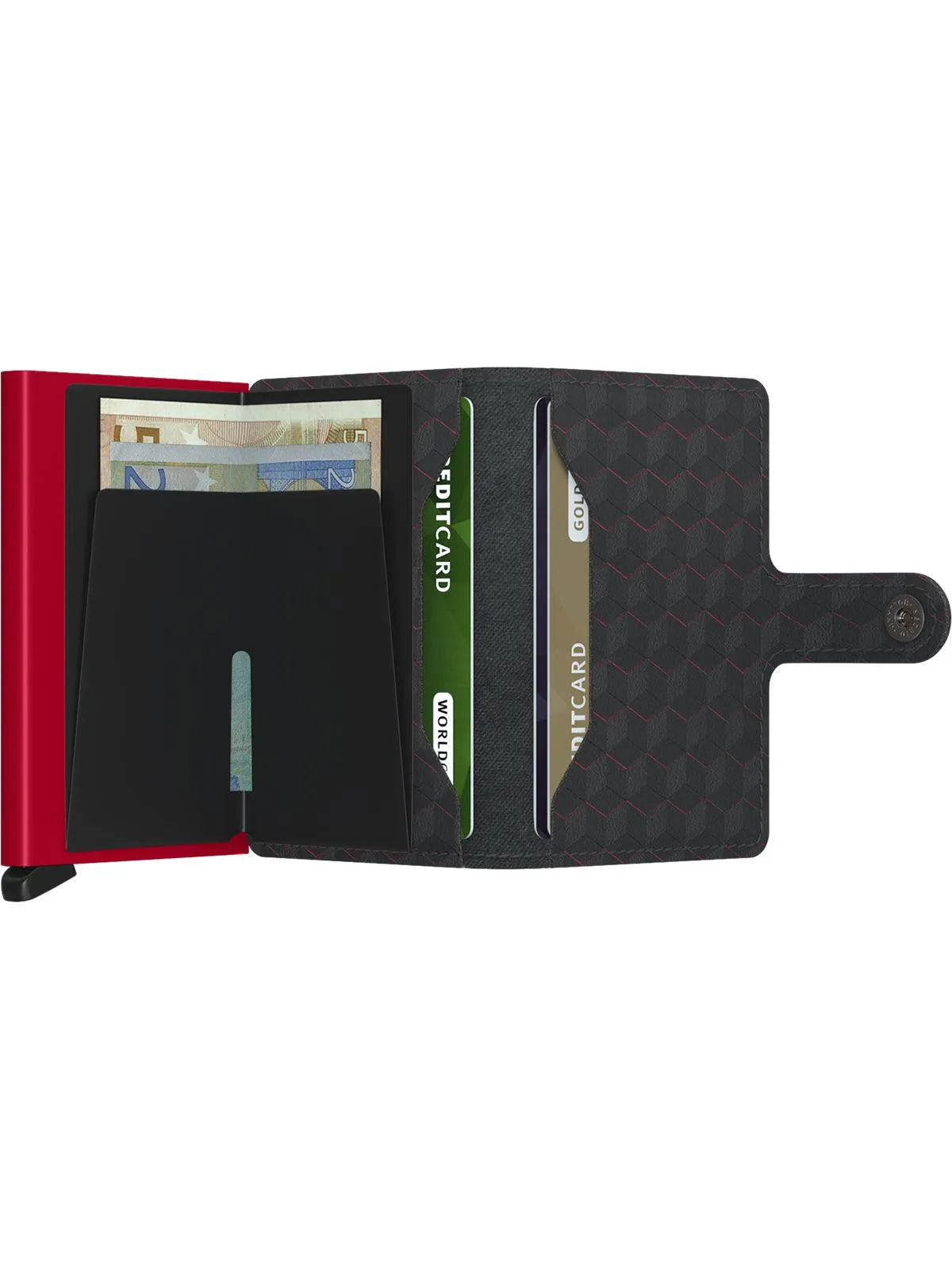 Secrid Miniwallet Optical Black Red