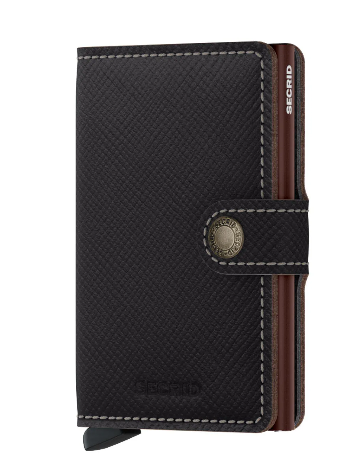 Secrid Miniwallet Saffiano Brown