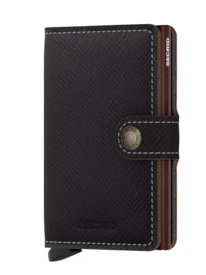 Secrid Miniwallet Saffiano Brown
