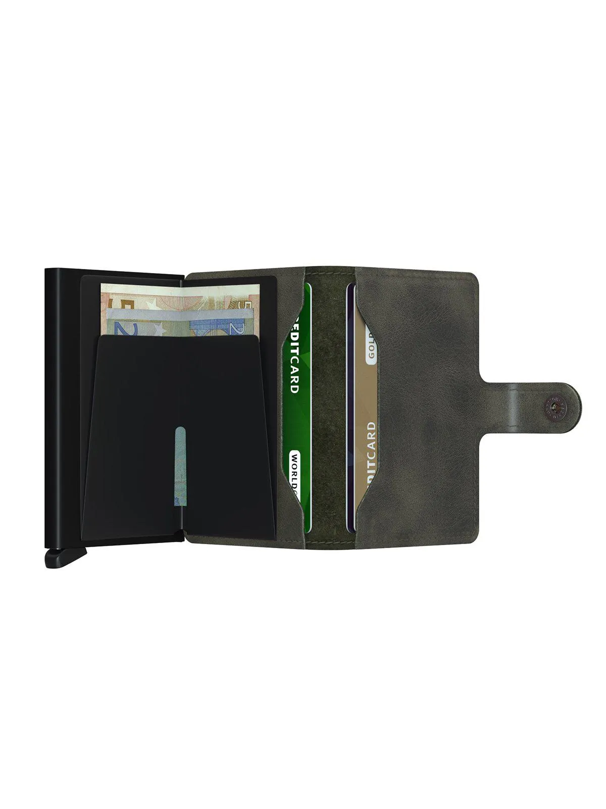 Secrid Miniwallet Vintage Olive Black