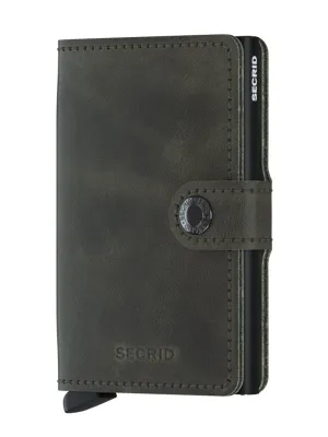 Secrid Miniwallet Vintage Olive Black