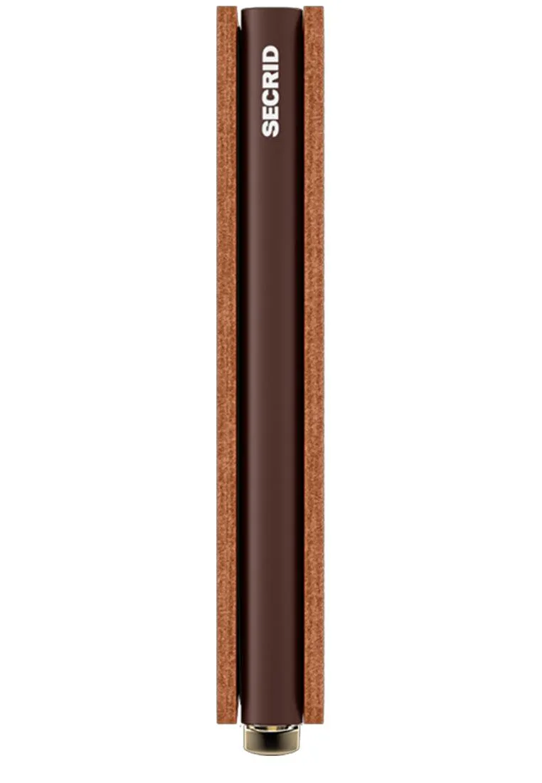 Secrid Premium Edition Slimwallet Emboss Lines Cognac