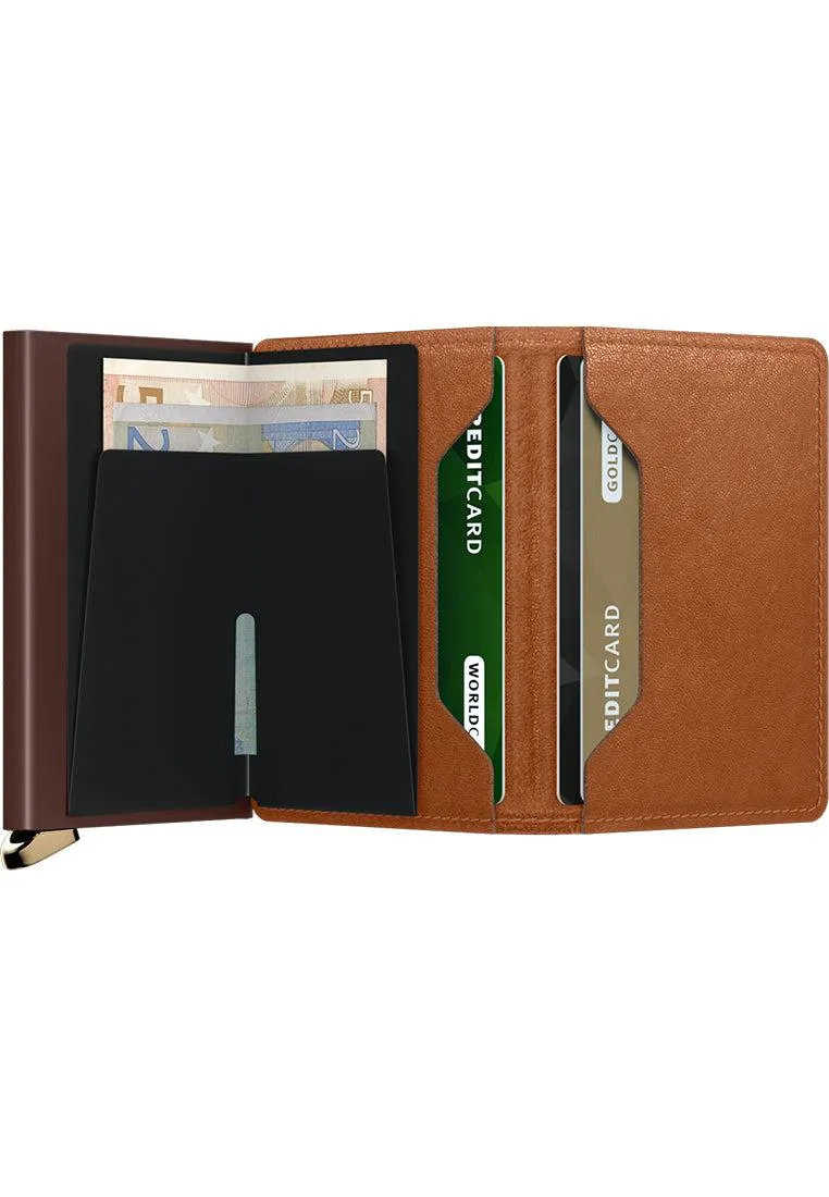Secrid Premium Edition Slimwallet Emboss Lines Cognac
