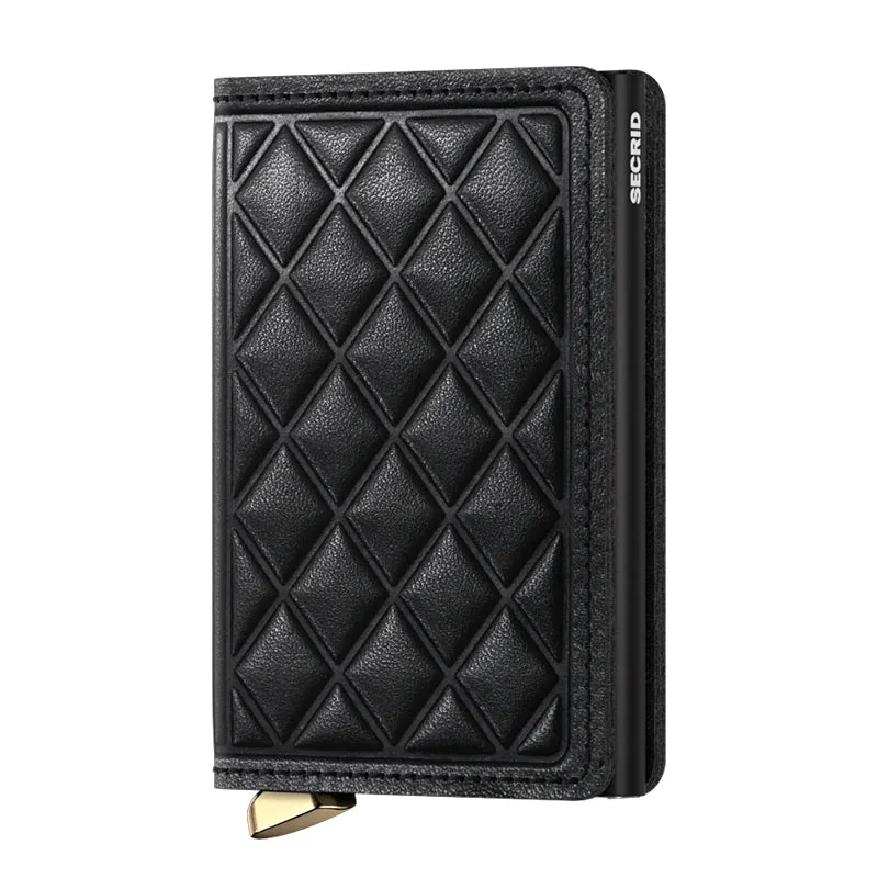 Secrid Slim Wallet Premium - Emboss Diamond Black
