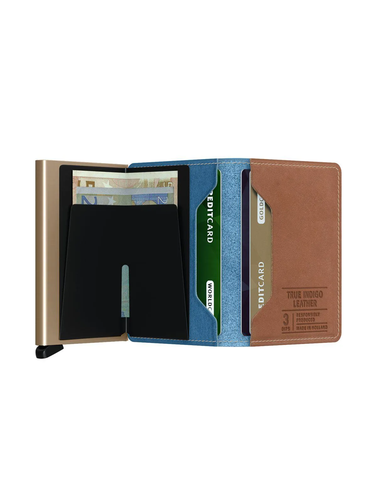 Secrid Slimwallet Indigo 3 Sand