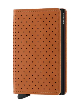 Secrid Slimwallet Perforated Cognac