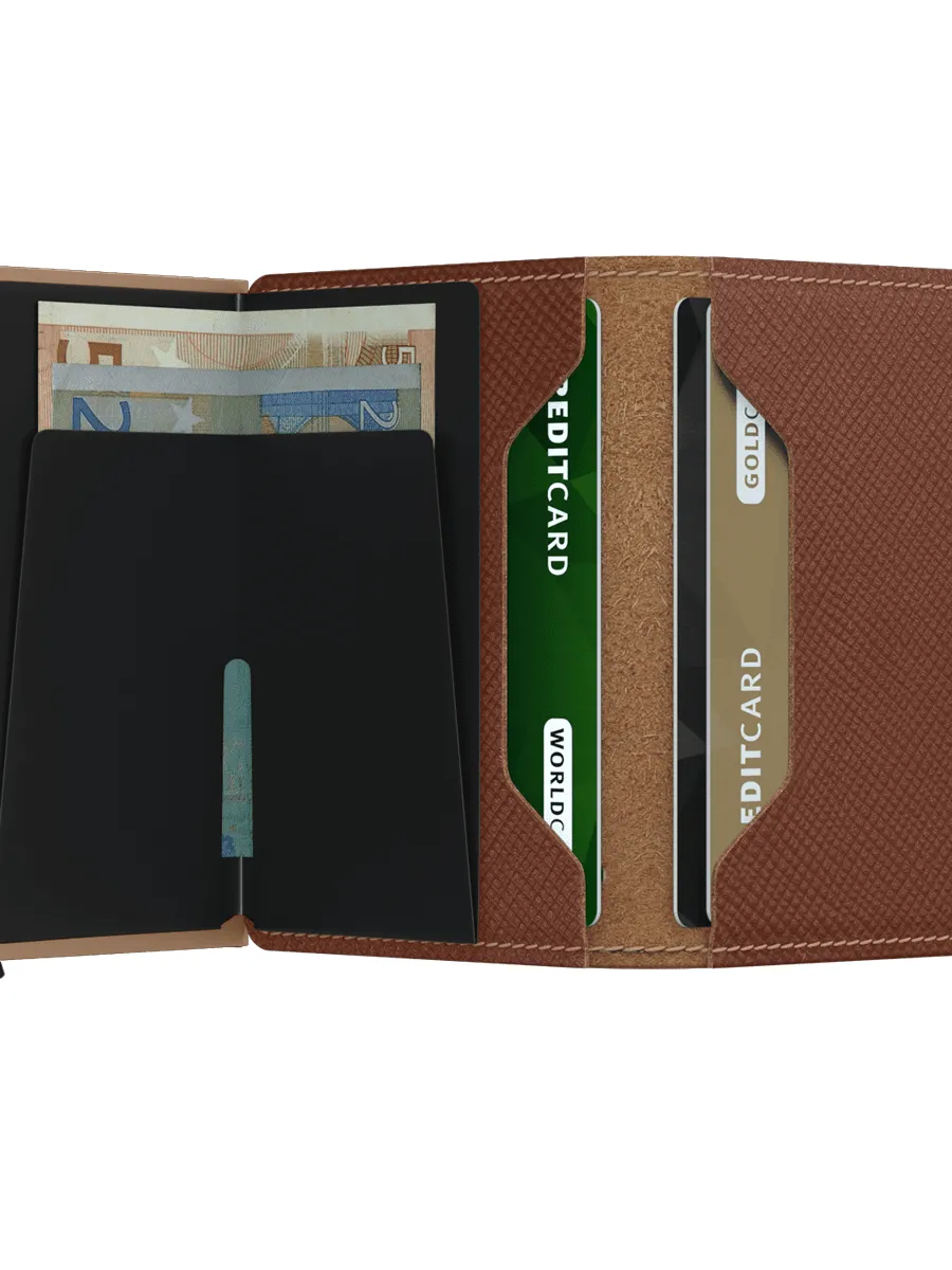 Secrid Slimwallet Saffiano Caramel