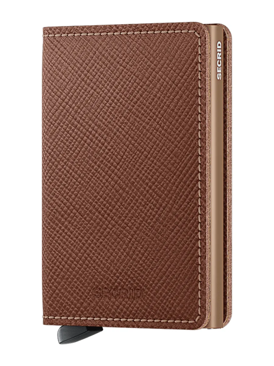 Secrid Slimwallet Saffiano Caramel
