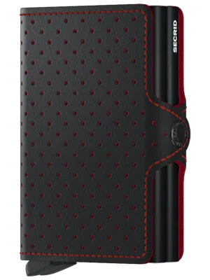 Secrid Twinwallet Perforated Black Red