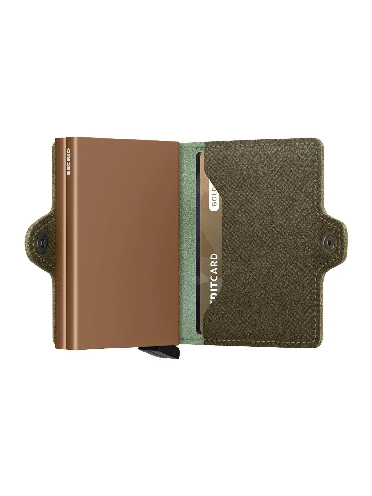 Secrid Twinwallet Saffiano Olive