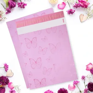 Serene Butterflies 10x13 premium poly mailer - set of 10