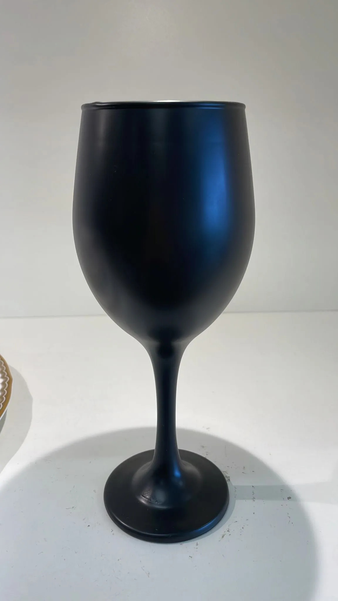 Set of 6 matte glass 14 oz