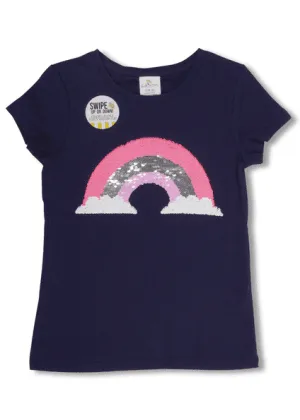 Shade Critters MAGIC TWO-WAY SEQUINS T-SHIRT - RAINBOW