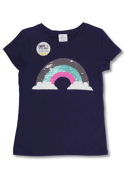 Shade Critters MAGIC TWO-WAY SEQUINS T-SHIRT - RAINBOW