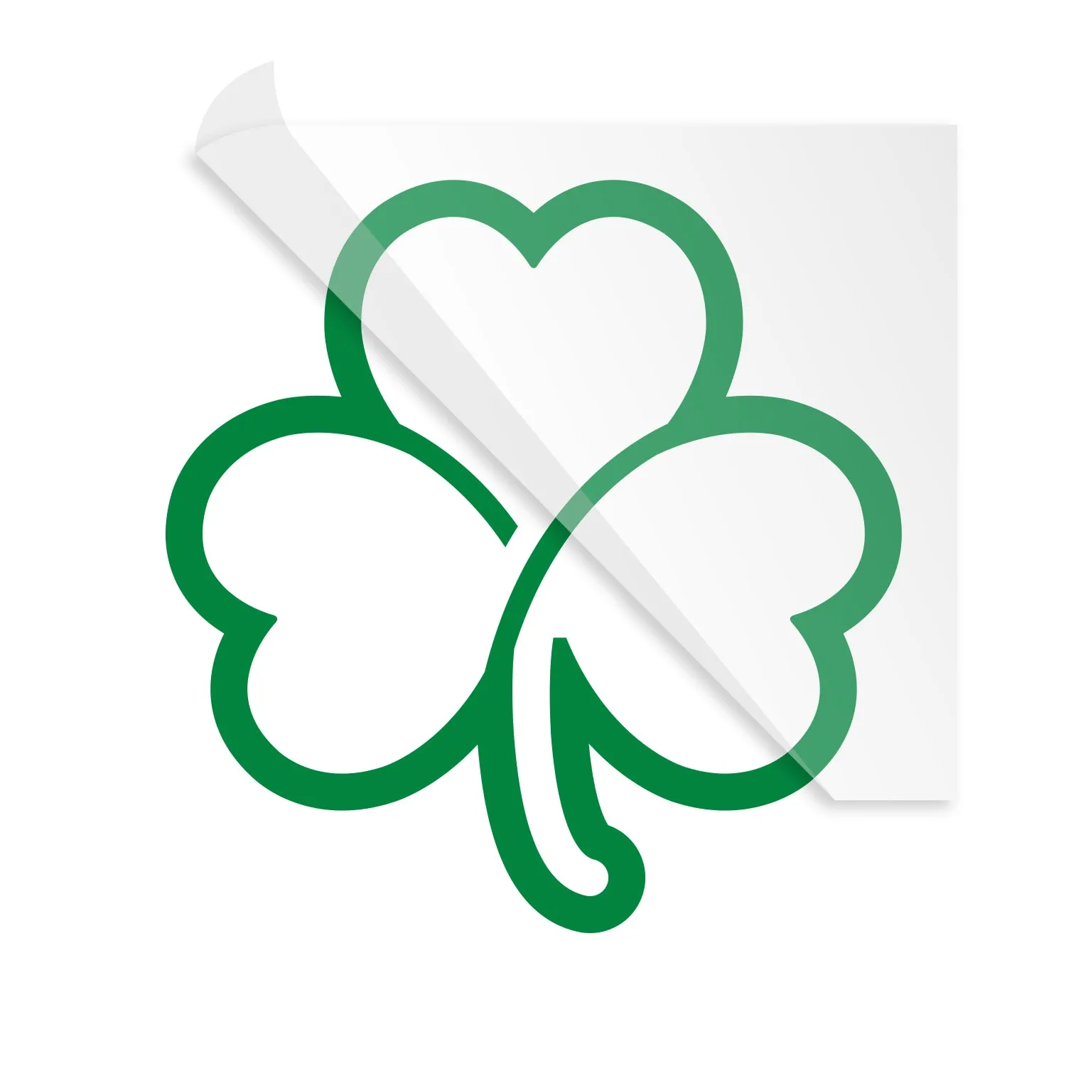 Shamrock Outlined Heat Transfer