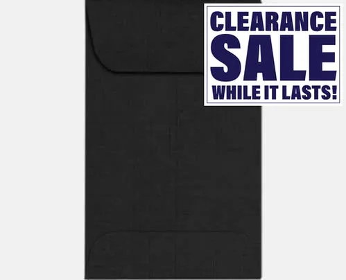 Shatter Coin Envelope 500 Count (Available in Black, White, & Manilla)