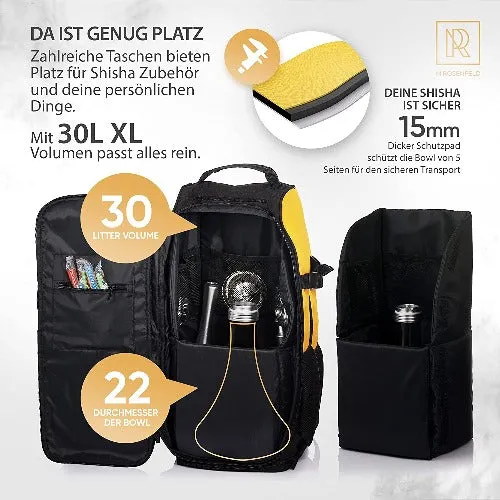 Shisha Rucksack mit 13 Fächern