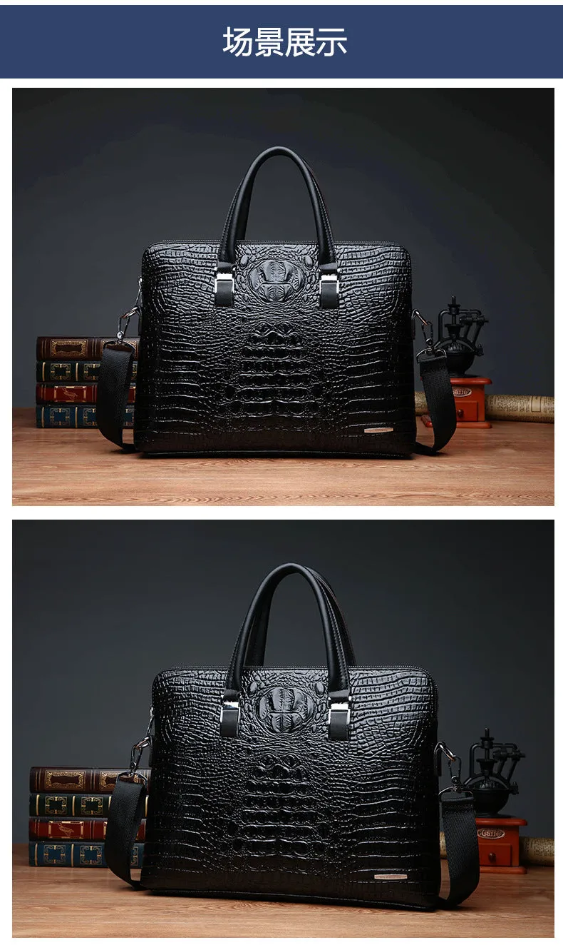 Shoulder Side Bag for Men Briefcase Men Laptop Bag Handbags for Men Portafolio Crossbody Bags Leather Briefcase винтажная сумка