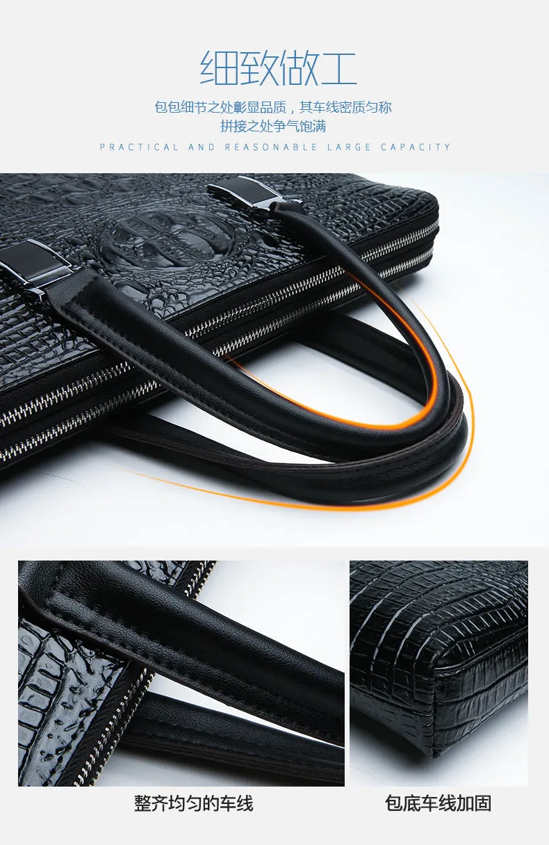 Shoulder Side Bag for Men Briefcase Men Laptop Bag Handbags for Men Portafolio Crossbody Bags Leather Briefcase винтажная сумка