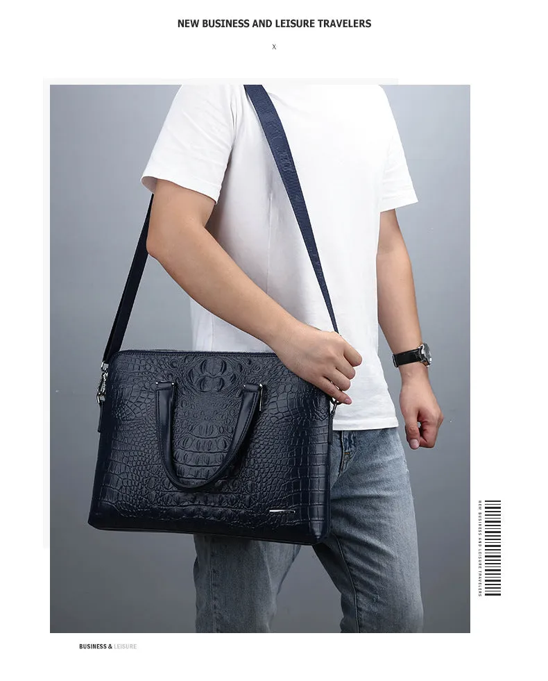Shoulder Side Bag for Men Briefcase Men Laptop Bag Handbags for Men Portafolio Crossbody Bags Leather Briefcase винтажная сумка