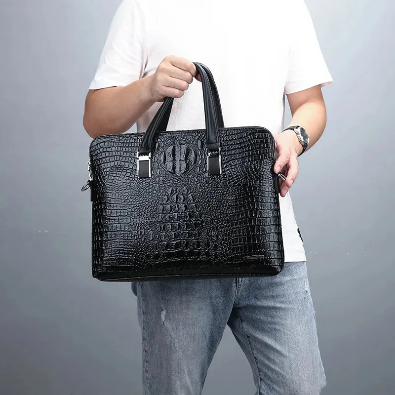 Shoulder Side Bag for Men Briefcase Men Laptop Bag Handbags for Men Portafolio Crossbody Bags Leather Briefcase винтажная сумка