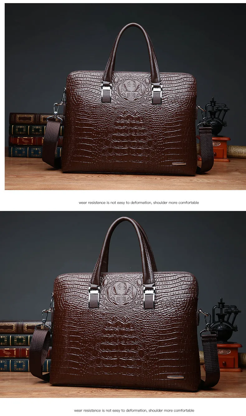 Shoulder Side Bag for Men Briefcase Men Laptop Bag Handbags for Men Portafolio Crossbody Bags Leather Briefcase винтажная сумка