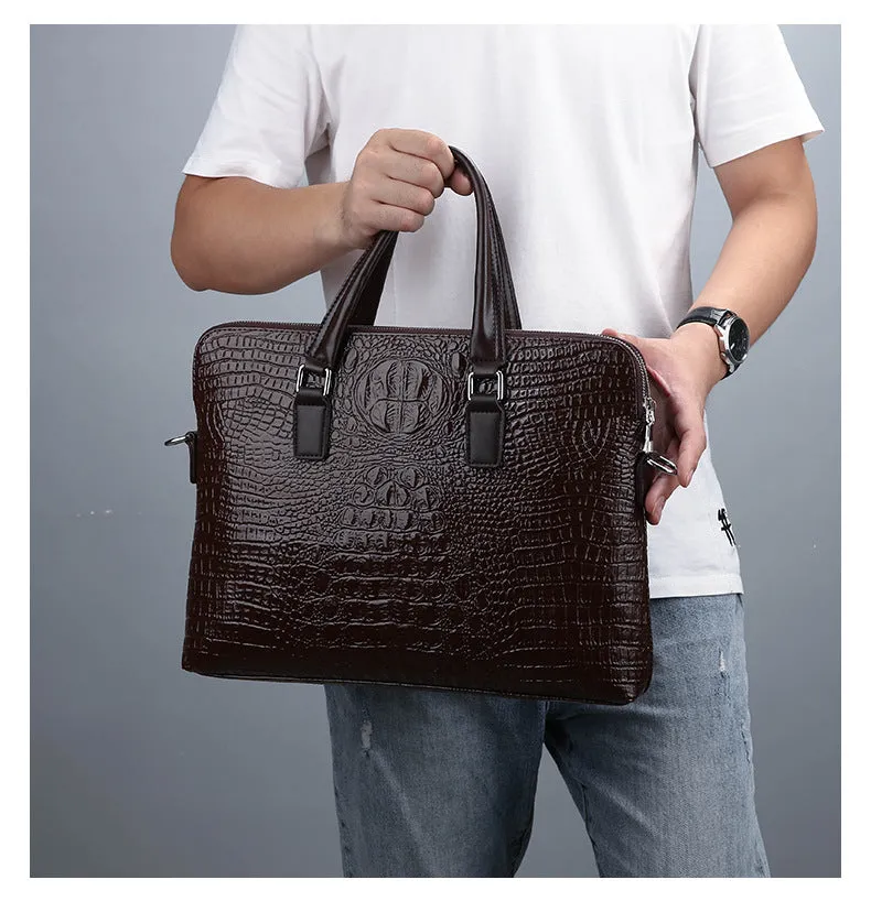Shoulder Side Bag for Men Briefcase Men Laptop Bag Handbags for Men Portafolio Crossbody Bags Leather Briefcase винтажная сумка