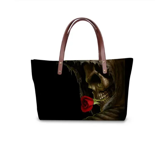 Skull Design Women Tote/Cross Body Bag  in Many Designs