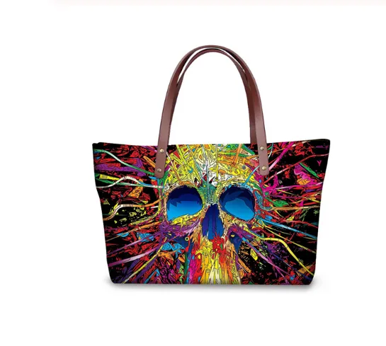 Skull Design Women Tote/Cross Body Bag  in Many Designs