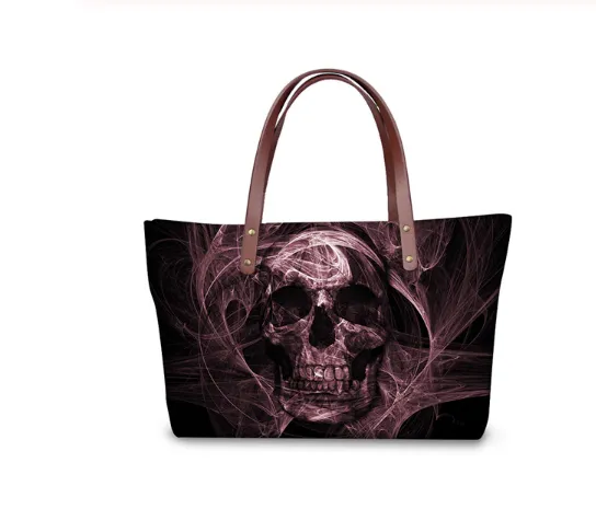 Skull Design Women Tote/Cross Body Bag  in Many Designs
