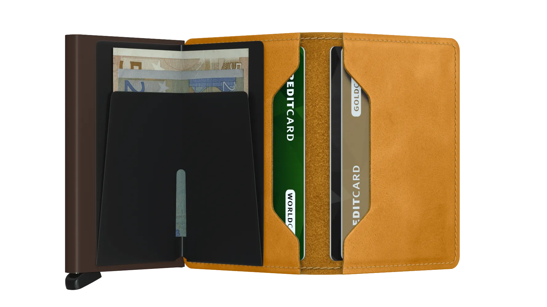 Slimwallet Vintage - Ochre