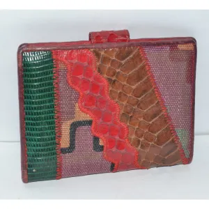Snakeskin Patch Wallet By Sharif