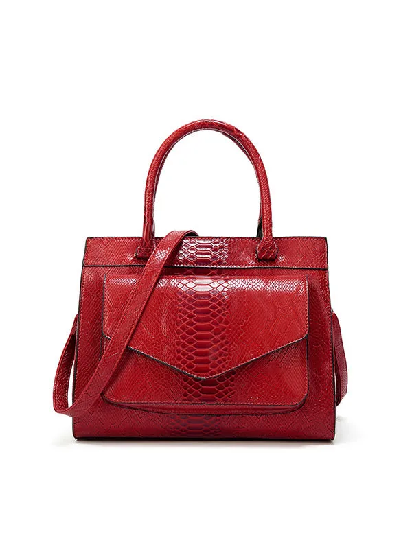 Snakeskin Pattern Handbag
