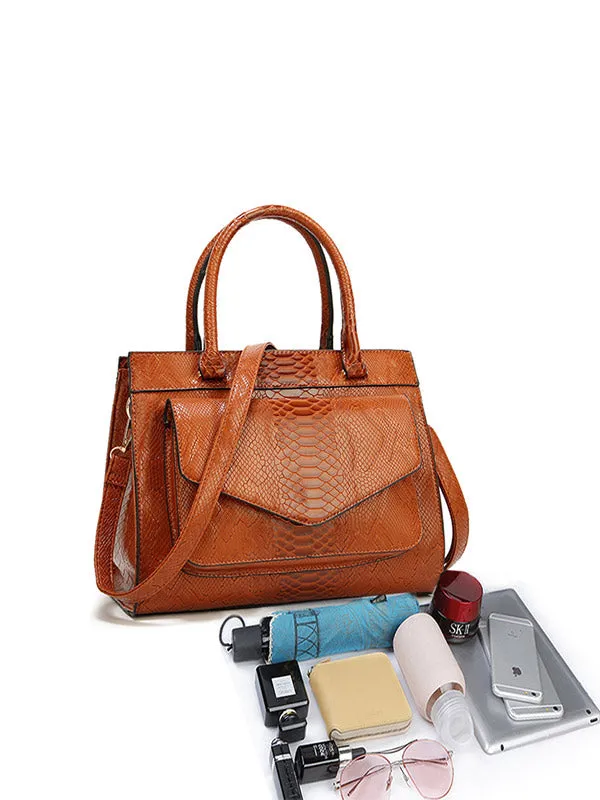 Snakeskin Pattern Handbag