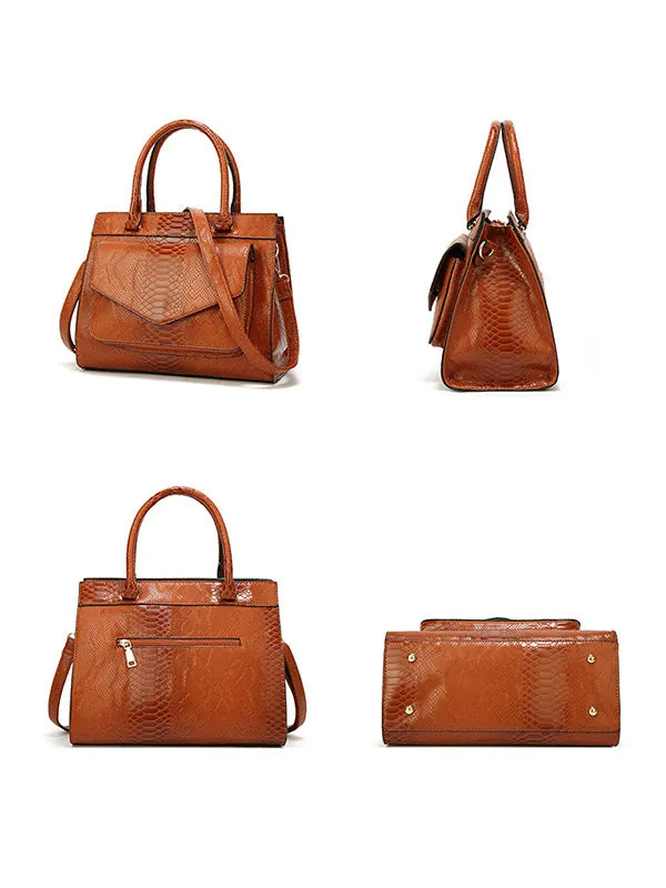 Snakeskin Pattern Handbag