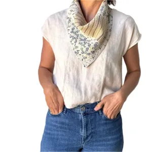 Snap Bandana - Linen Backing