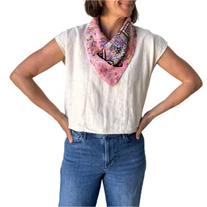 Snap Bandana - Linen Backing