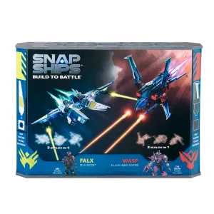 Snap Ships®Wasp K.L.A.W. Heavy Fighter / Falx SC-41 Escort Battle Set