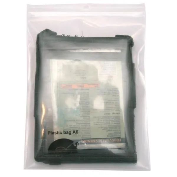 Snigel Plastpåse A6 med ziplock - 10 pack - 15 x 8 cm