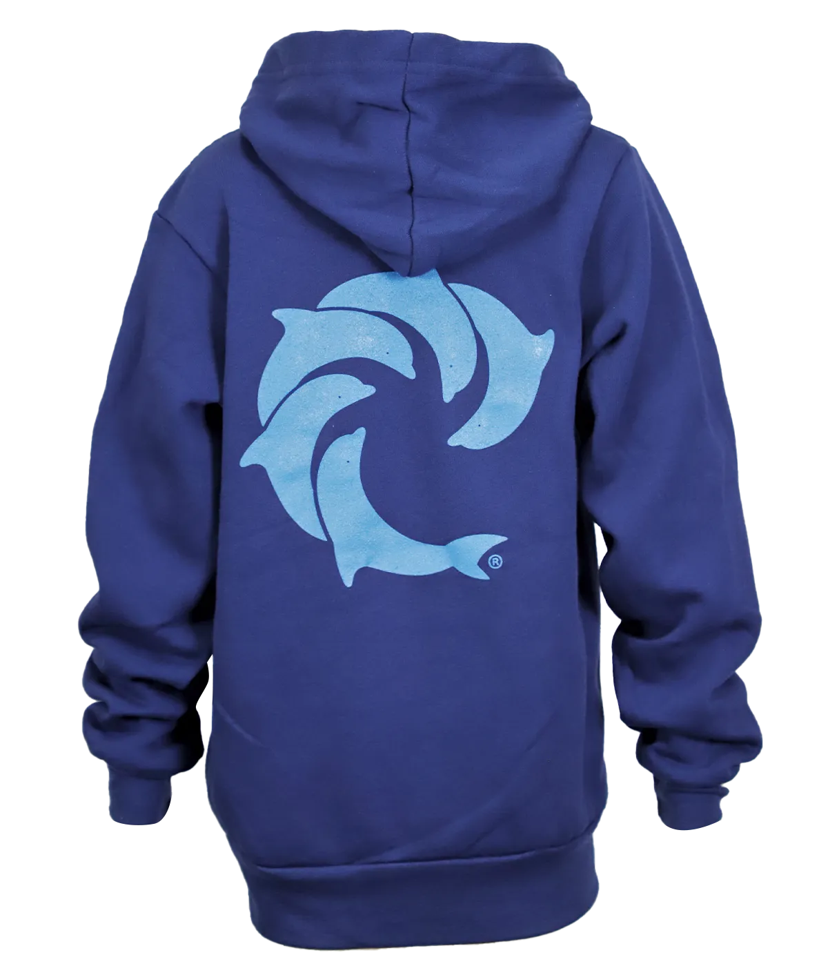Solid Youth Zip Hooded Sweatshirt