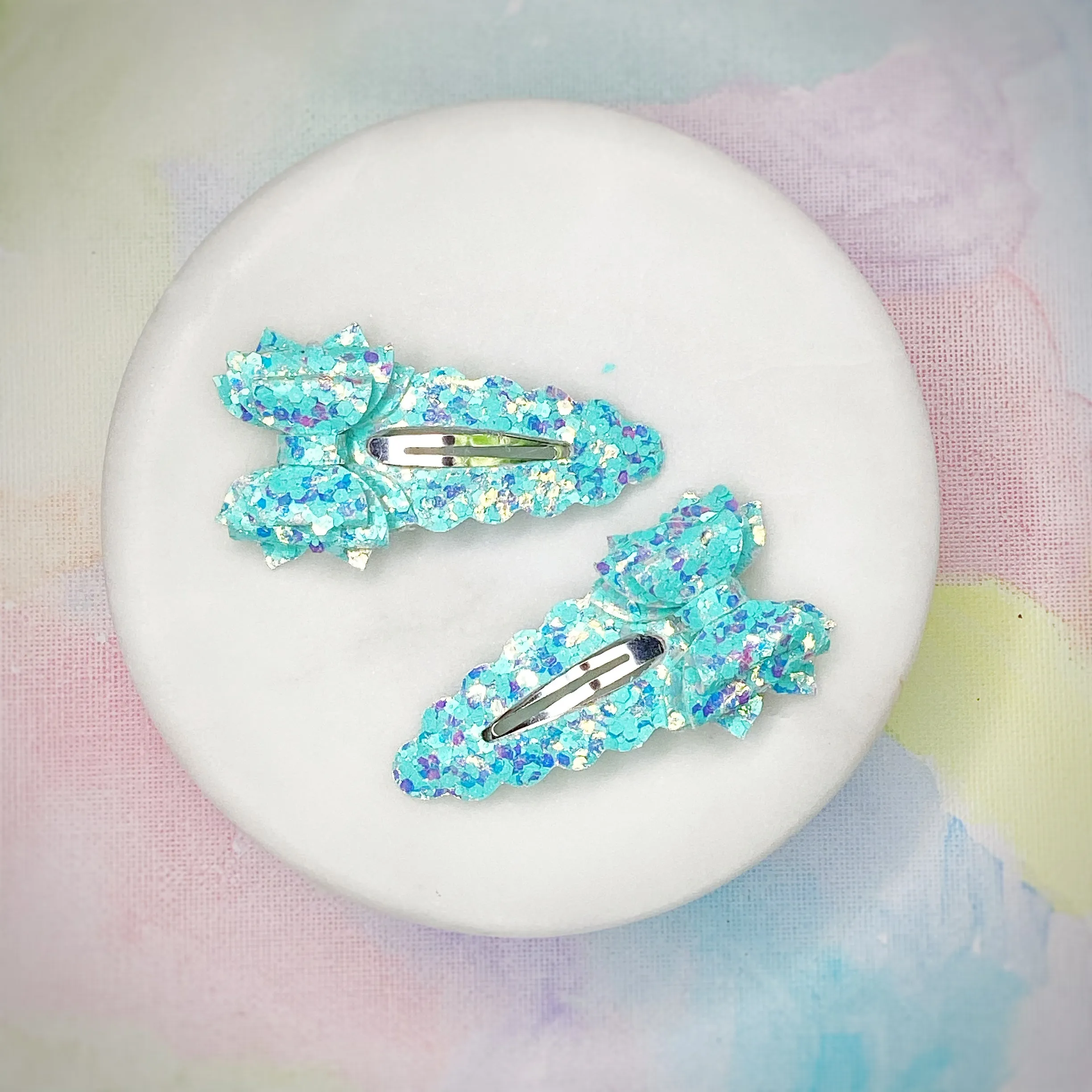 Sparkle Snap Clip Duos- Multiple Colors
